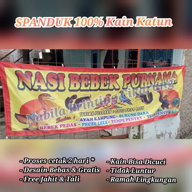 printing spanduk cikarang murah